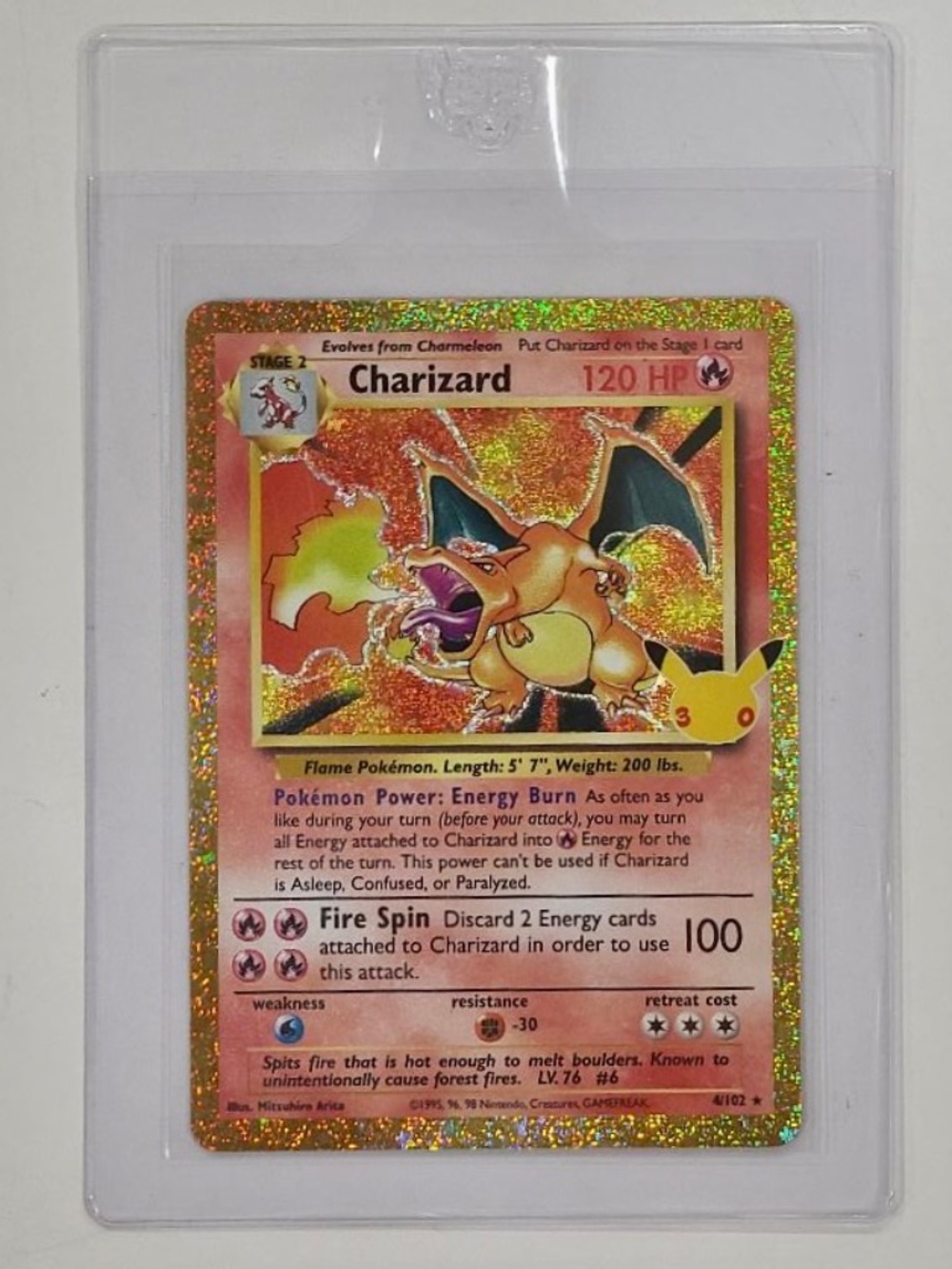 Pokémon 30th Anniversary Celebration - Charizard - Classic Collection 4/102 NM P